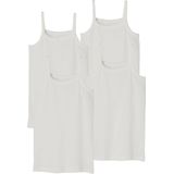 Set van 4 Onderhemdjes - Wit - Jersey van Zuiver Katoen