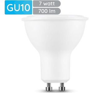 Modee GU10 LED Lamp 7W - 700lm - 6000K - Daglicht Wit - LED Spot - Vervangt 54W Halogeen Gloeilamp