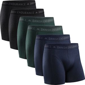 DANISH ENDURANCE - Katoenen Boxershorts - 6 Pack - Onderbroeken voor Heren