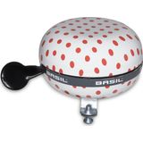 BIG BELL POLKADOT.white/red dots