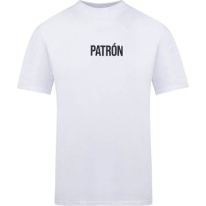 Patrón Wear - T-shirt - Oversized Brand T-shirt White/Black - Maat XS