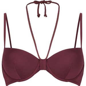 Hunkemöller Dames Badmode Voorgevormde beugel bikinitop Luxe - Paars - maat D80