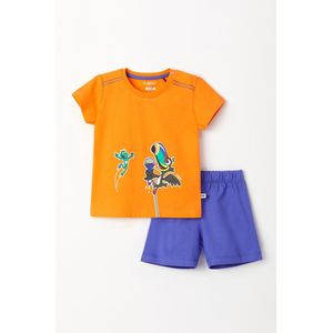 Little Woody Jongens Pyjama Oranje 3m