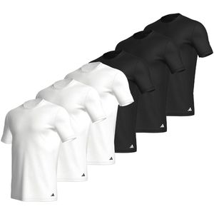 adidas Heren onder t-shirts 6 pack Active Core Cotton