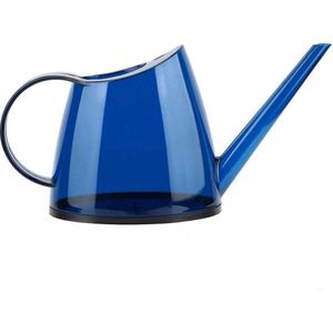 Gieter voor Planten - Modieuze Onbedekte Tuin Bloem Sproeier - Lange Uitloop - Snoepkleurig - 1.2L - Binnen en Buiten - Blauw .