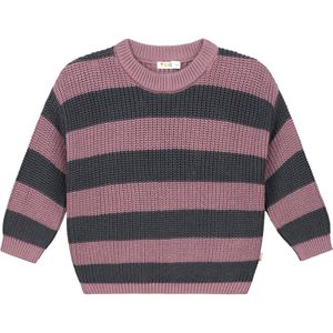 YUKI GEBREIDE TRUI - HEATHER-9-10 jaar