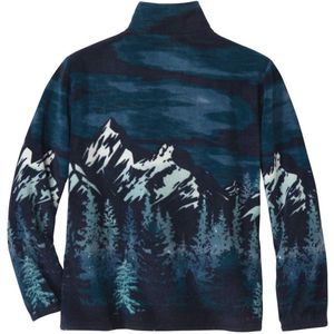 ATLAS FOR MEN - Fleecevest met Rockies-print - Heren - Verkrijgbaar in grote maten - XL