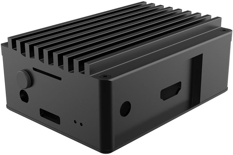 Akasa - Skyline Pro - Aluminium Behuizing - Zwart - Voor Asus Tinker Board 2 & 2S