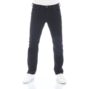 Lee Heren Jeans Daren Zip Fly regular/straight Fit Zwart 30W / 32L Volwassenen Denim Jeansbroek