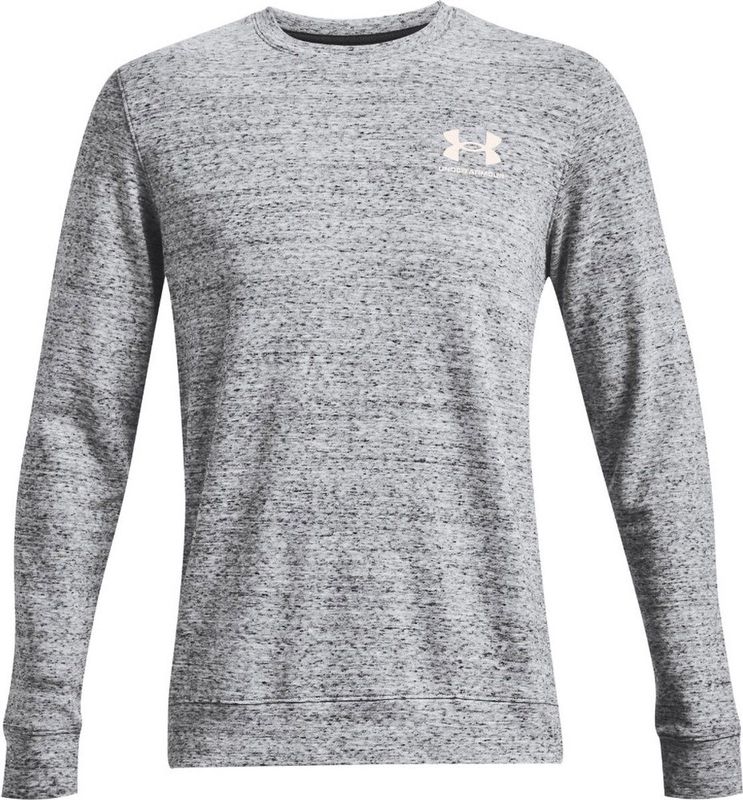 Under Armour - Ua Rival Terry Lc Crew - T-Shirt - Onyx White