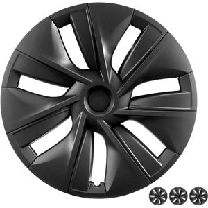 Wieldoppen - Mat Zwart - Cycloon B - 19 inch - Set van 4 stuks