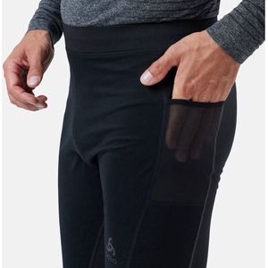 Odlo Zeroweight Warm Tight Heren - Sportbroeken - zwart - Mannen