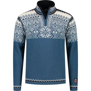 Norfinde - Noorse Trui - Blauw - Kamgaren Wol