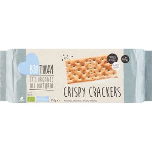 BioToday Crispy cracker biologisch (Doos met 12 verpakkingen van 250 gram) NL-BIO-01