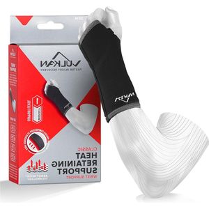 Vulkan Classic Long polssteun voor verrekkingen en verstuikingen - polsmouw bij carpaal tunnelsyndroom en tendinitis - polsdrukhuls bij letsel en breuken