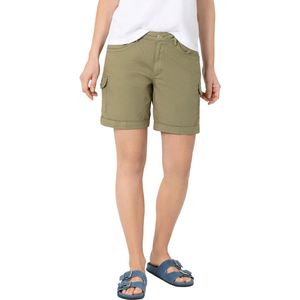TIMEZONE Dames Short LOOSE ROSLYNTZ CARGO comfort/relaxed Groen W 28 Volwassenen