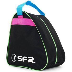 SFR Schaatstas - zwart/roze/groen/blauw