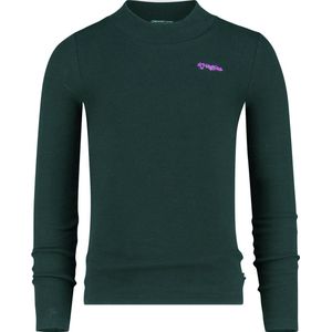 Vingino Longsleeve Meisjes Katoen Bosgroen Maat 92