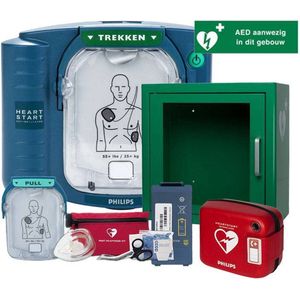 Philips HS-1 AED + binnenkast