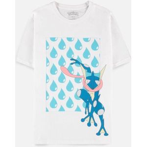 Pokémon - Greninja - T-shirt - Wit - 100% Katoen