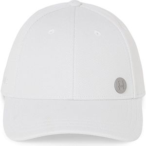 Hassing1894 model PIQUE KNIT WHITE – urban cap – adjustable baseball cap - wit – handmade – soft touch – verstelbare pet – stijlvol - modieus - het hele jaar door
