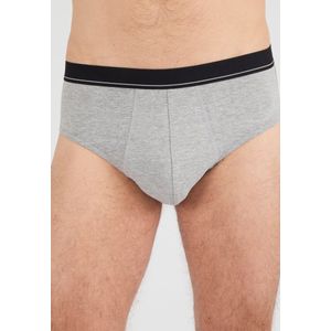 Damart - Set van 3 gesloten slips, grotendeels van katoen - Heren - Blauw - (102-109) XL