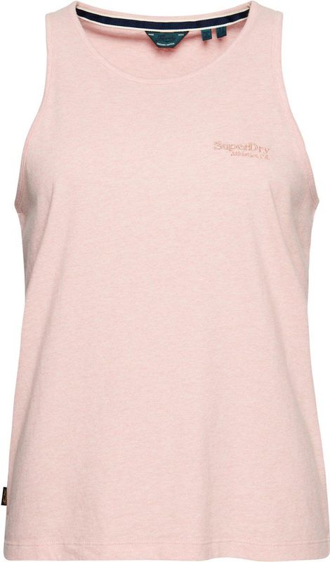 Superdry - Vintage Logo - Mouwloos T-shirt - Roze