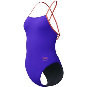 Speedo - Fl Solid Tri Back - Badpak - Blauw - UK 30 - Vrouw