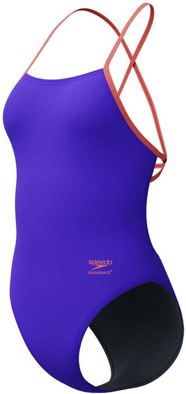 Speedo - Fl Solid Tri Back - Badpak - Blauw - UK 30 - Vrouw