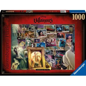 Ravensburger puzzel Disney Villainous Cruella de Vil - Legpuzzel - 1000 stukjes