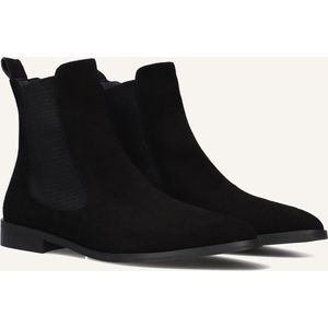 Notre-V - 47028 - Chelsea Boots - Zwart - Suède - Dames