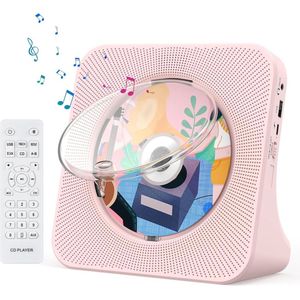 Draagbare CD-speler met Bluetooth, FM-radio en Afstandsbediening