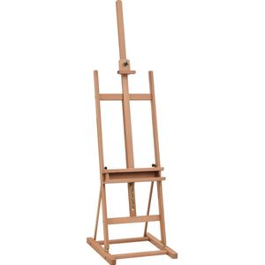 Vinsetto Schildersezel frame verstelbare hoek en hoogte schildersezel voor atelier met opbergvak 914-023