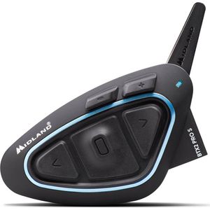 Midland - BTX2 Pro S LR - Intercom - Zwart - Bluetooth 4.2