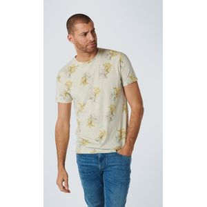 No Excess Mannen Ronde Hals T-Shirt Natural