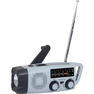 Draagbare Noodradio met Solar Oplader en LED-zaklamp
