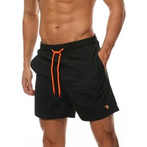 Zwemshort voor heren en jongens - Sneldrogende strandshorts met elastische taille