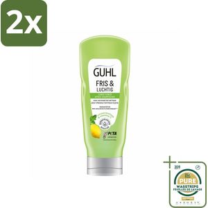 Guhl - Conditioner - Fris & Luchtig - 200 ml - Voordeelverpakking - 2 stuks - Conditioner voor vet haar - Luchtige conditioner