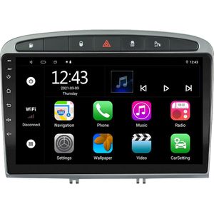 Touchscreen Autoradio met HD Navigatie - Android Auto Ondersteuning - Bluetooth Connectiviteit - 7 Inch Scherm