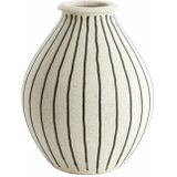 Light & Living - Vaas Diphu - Crèmekleurig - Ø23x29cm - Keramiek - Bloemenvaas