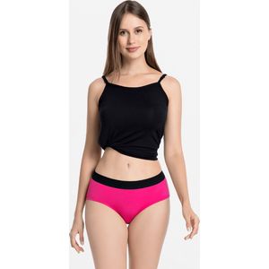 Slip dames bamboe brief roze | Ollies Fashion