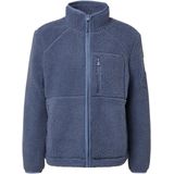 Buitenjas - Korte Pluche Teddy Jas - Met Ritsdetails - Winterjassen