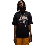 Jordan - BRAND JAM 85 - T-shirt - Grijs/Rood/Zwart/Offwhite - Jersey
