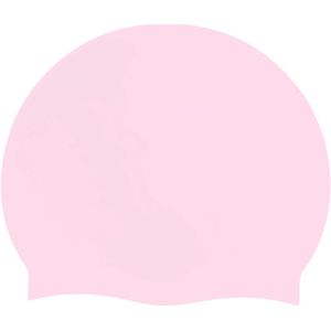 2-pack badmutsen, effen badmutsen voor mannen en vrouwen, badmuts, hoogwaardige siliconen antislip badmutsen, waterdicht, hypoallergeen, elastisch en comfortabel, voor lang en kort haar - roze