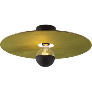 QAZQA combi - Moderne Plafondlamp - 1 lichts - Ø 450 mm - Groen - Woonkamer | Slaapkamer | Keuken