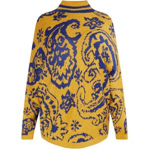 usha - Poncho-Pullover - Paisley - Relaxed-Fit