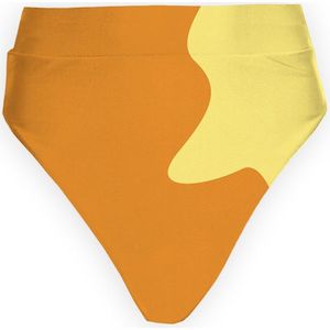 Sea'sons Official - Kleurveranderend - High Waist Bikinibroek - Oranje-Geel - S
