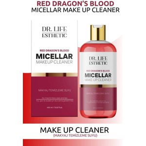 Dr Life Esthetic - Red Dragon's Blood Micellaire Make-up Remover Water 400 (ml.) | Poriën Verstrakking | Makeup Cleaner | Makyaj Temizleme Suyu |