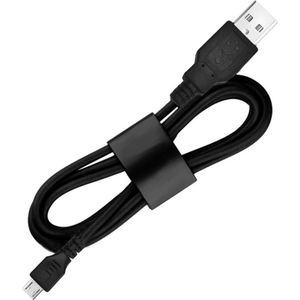 Micro USB-poort USB-gegevenskabel voor Samsung / Nokia / LG / BlackBerry / HTC One X / Amazon Kindle / Sony Xperia enz., Lengte: 1 m (zwart)