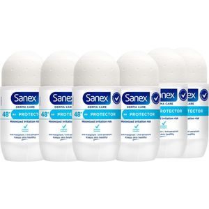Sanex Derma Care Protector 48h Anti-transpirant Deodorant Roller 6 x 53ml